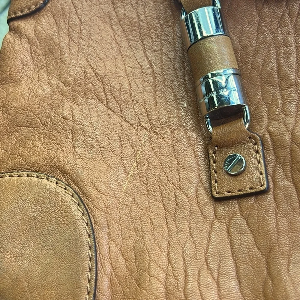 Vintage Y2K Michael Kors Crosby cognac, Large leather bag